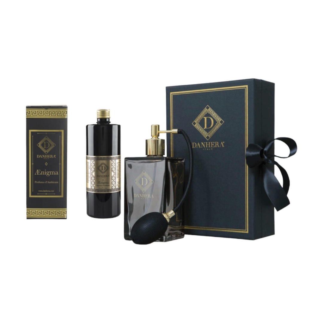 Gift Box Vapo Black With Fragrance Aenigma