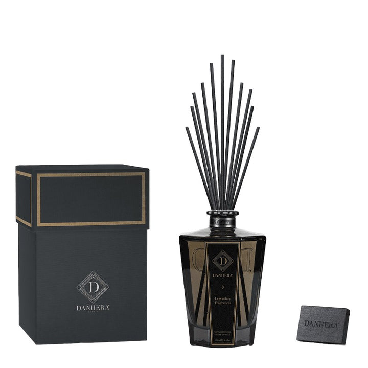 Aenigma Decanter Black With Sticks Impero