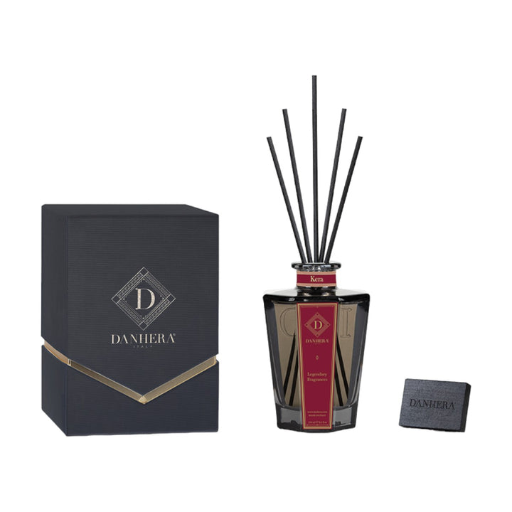 Kera Decanter Black With Sticks Impero